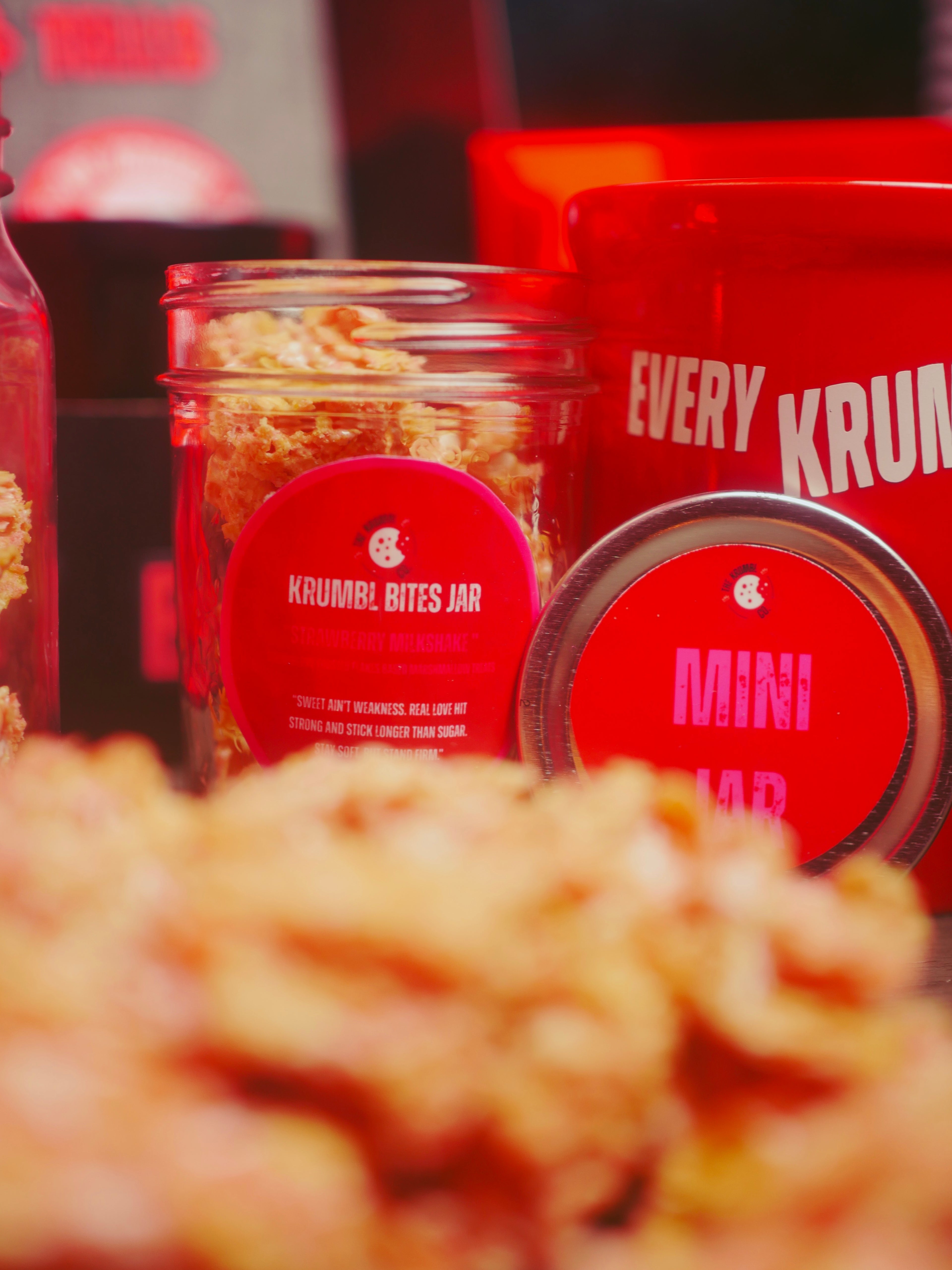 Strawberry Milkshake Krumbl Bites