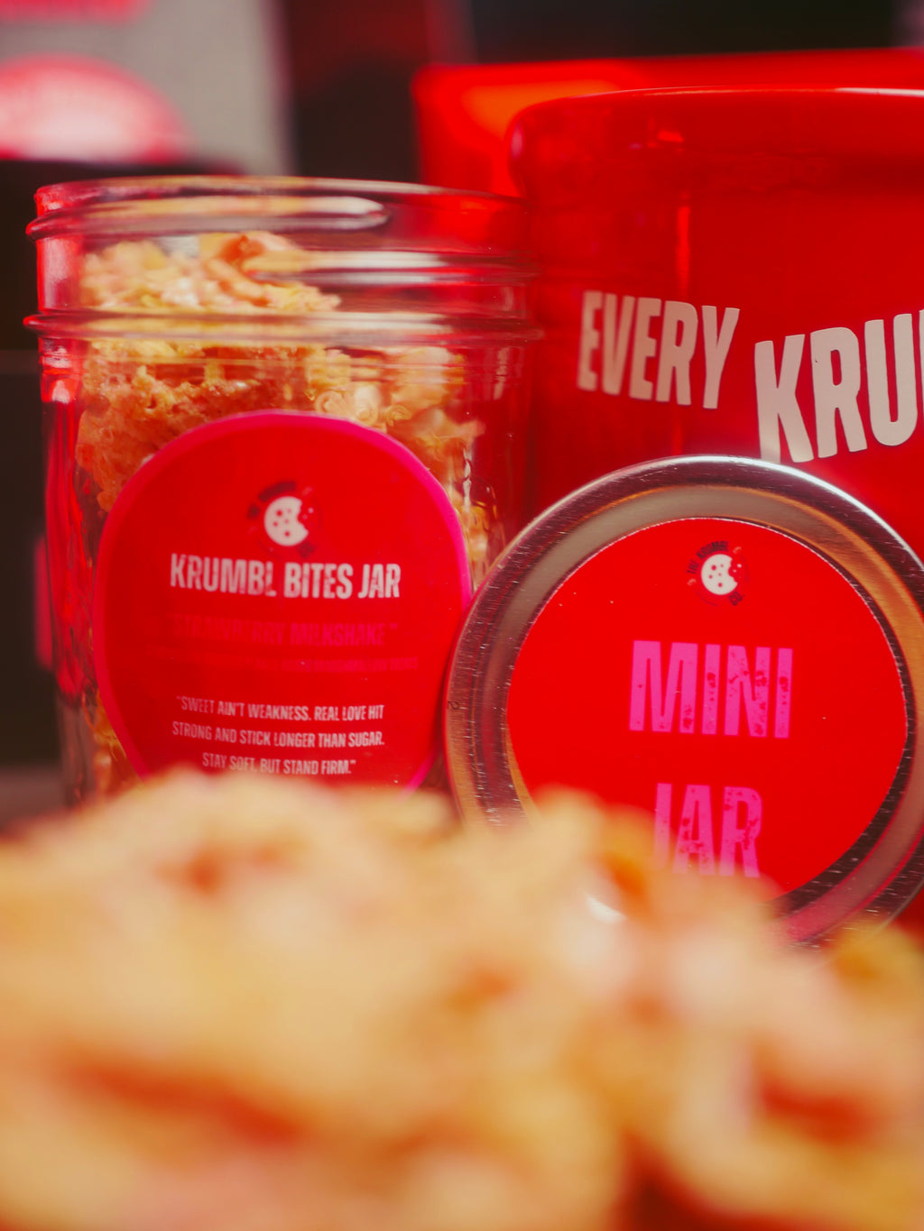 Strawberry Milkshake Krumbl Bites